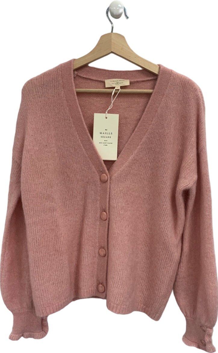 Sézane Pink Mia Cardigan XS