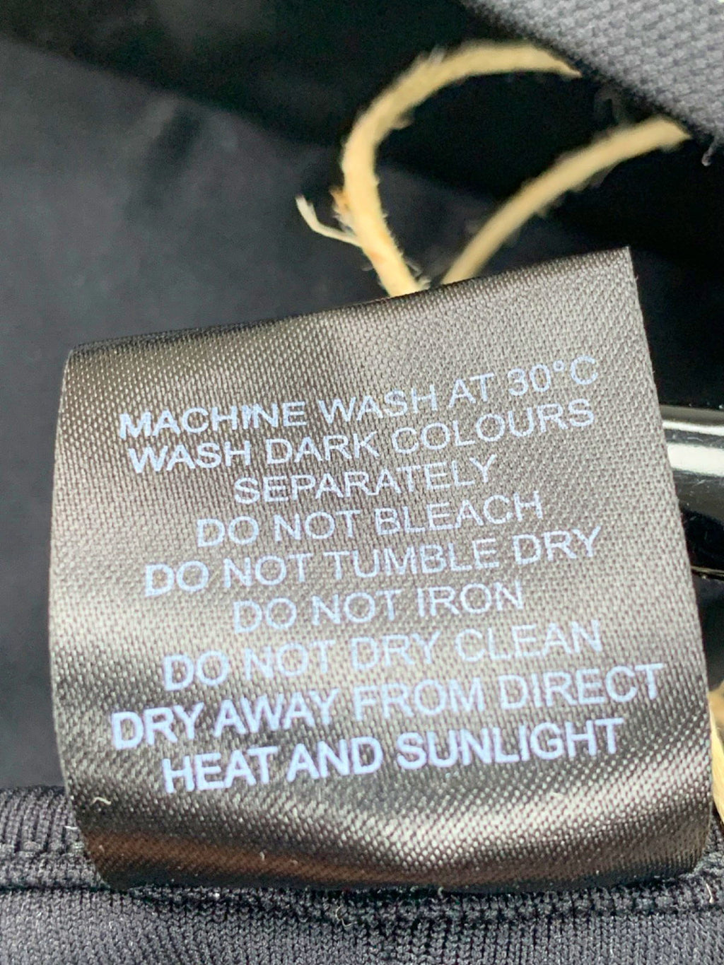 SEFI Black Waffle Halter Bra M