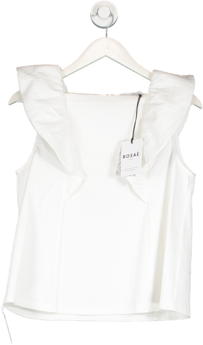 Rosae White Le Amandiers Sleeveless Top UK 8