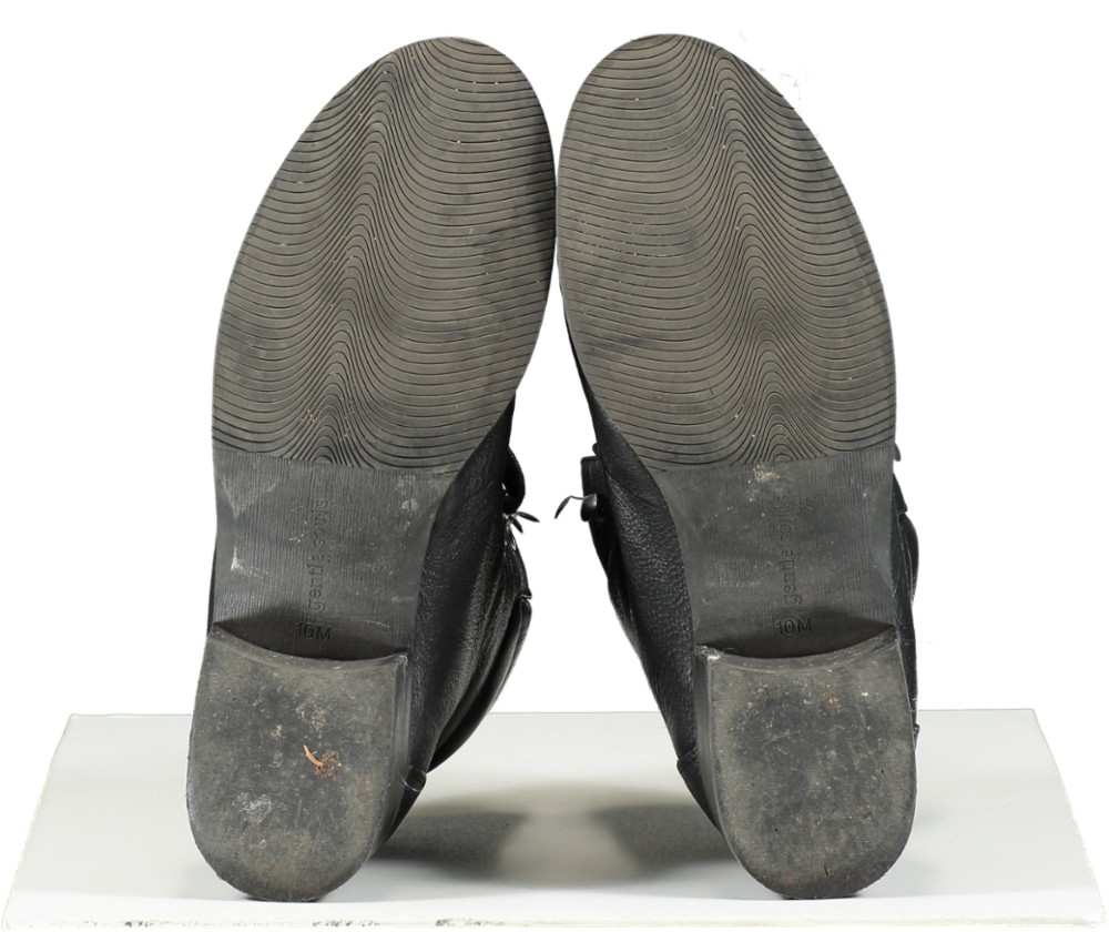 Gentle Souls Black Leather Brooklyn Ankle Boot UK 8 EU 41 👠