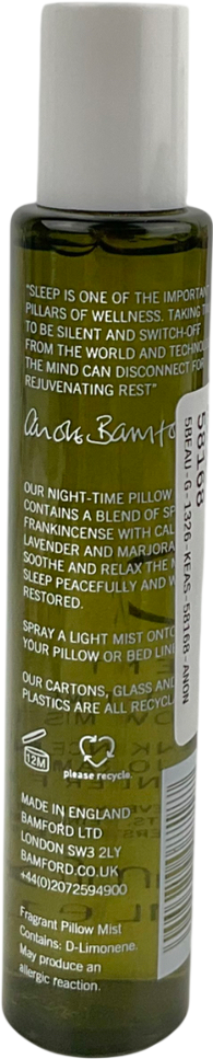 Bamford B Silent Night-time Pillow Mist 50ml