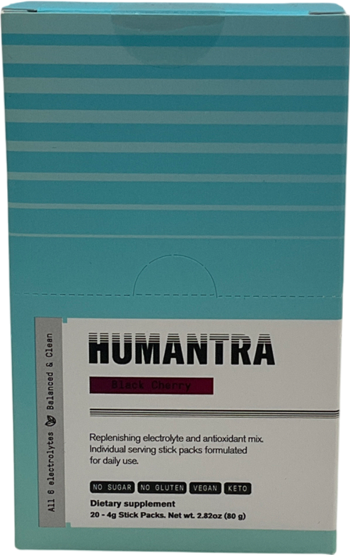 humantra Black Cherry  Electrolyte Drink 80g