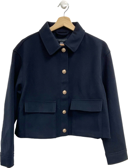 New Look Blue Button-Up Jacket UK M