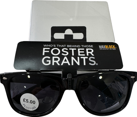 Foster Grant Black Uv400 Maxblock Sunglasses One Size