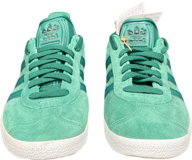 adidas Gazelle Trainers Fresh Green Gold Details UK 6 EU 39 👠