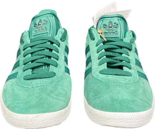 adidas Gazelle Trainers Fresh Green Gold Details UK 6 EU 39