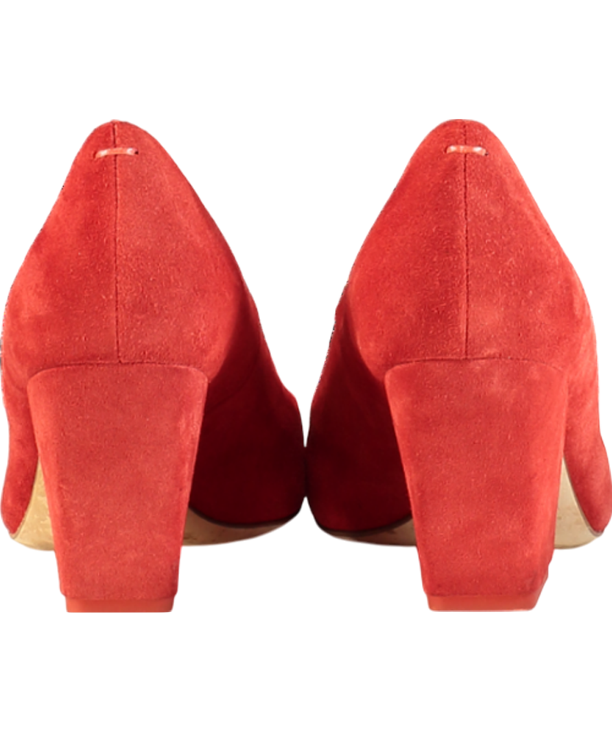 AEYDE Red Lizzy Suede Heels UK 8 EU 41 👠