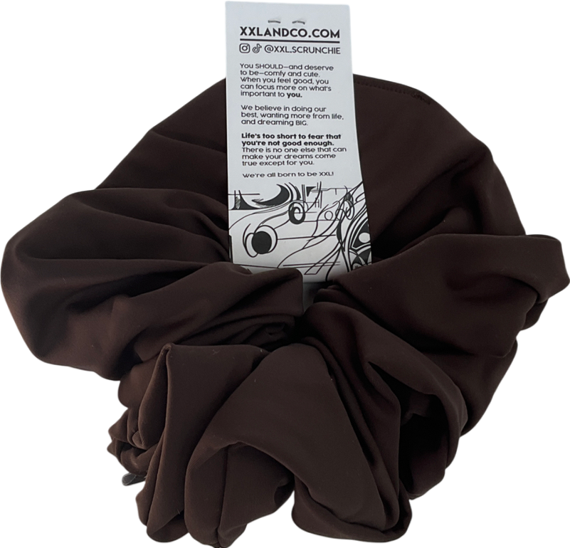 xxl.scrunchie Brown Scrunchie One Size