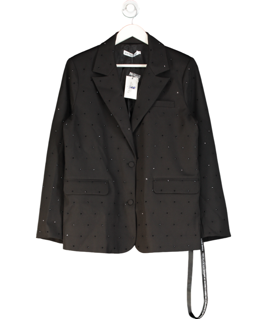 SLA the label Black Embellished Harper Blazer UK M
