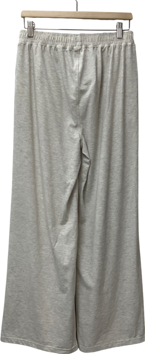 six stories Grey Soft Wide Leg Lounge Trousers UK M