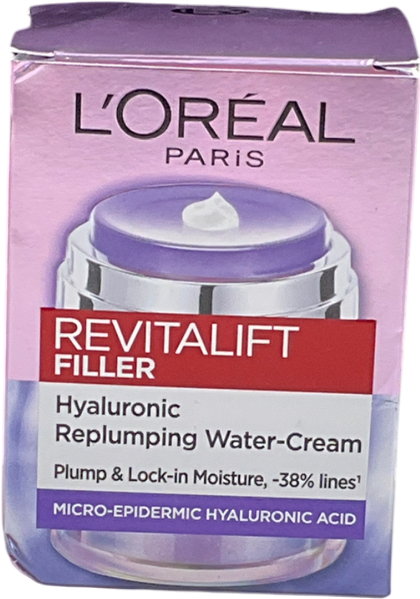 loreal Revitalift Filler Replumping Water Cream 50ml