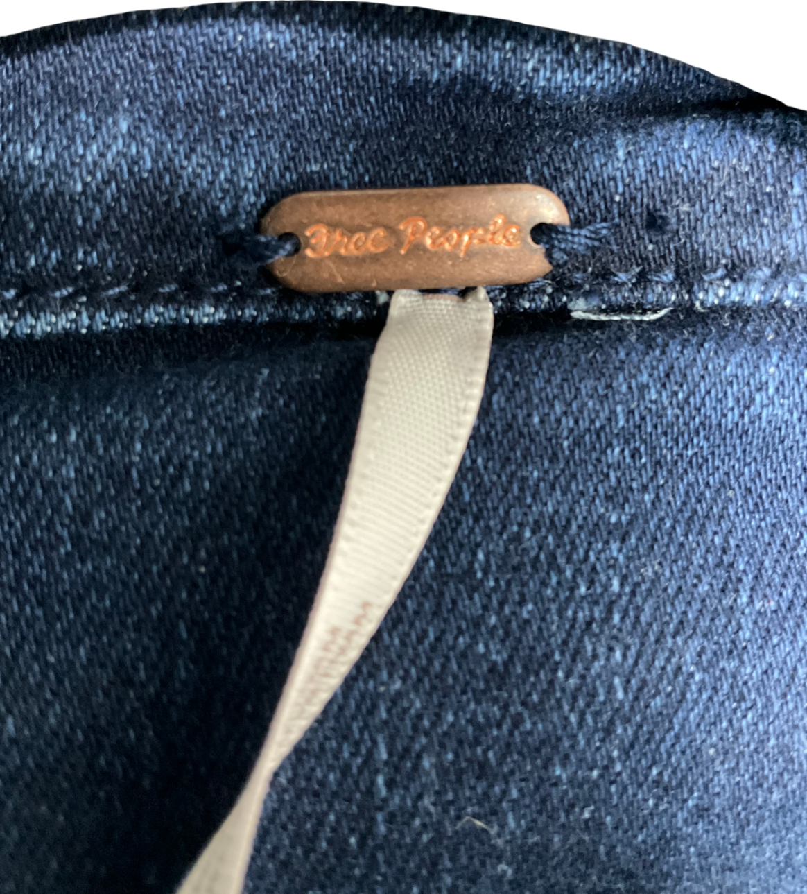 Free People Blue Amber Denim Dress UK 6