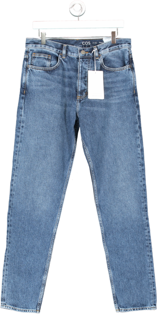 cos Blue Straight Leg Recycled Cotton W31