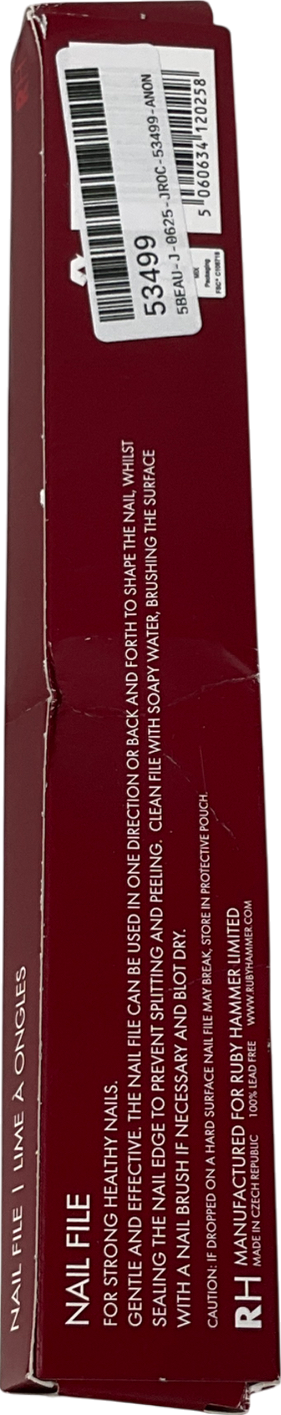 ruby hammer Nail File One size