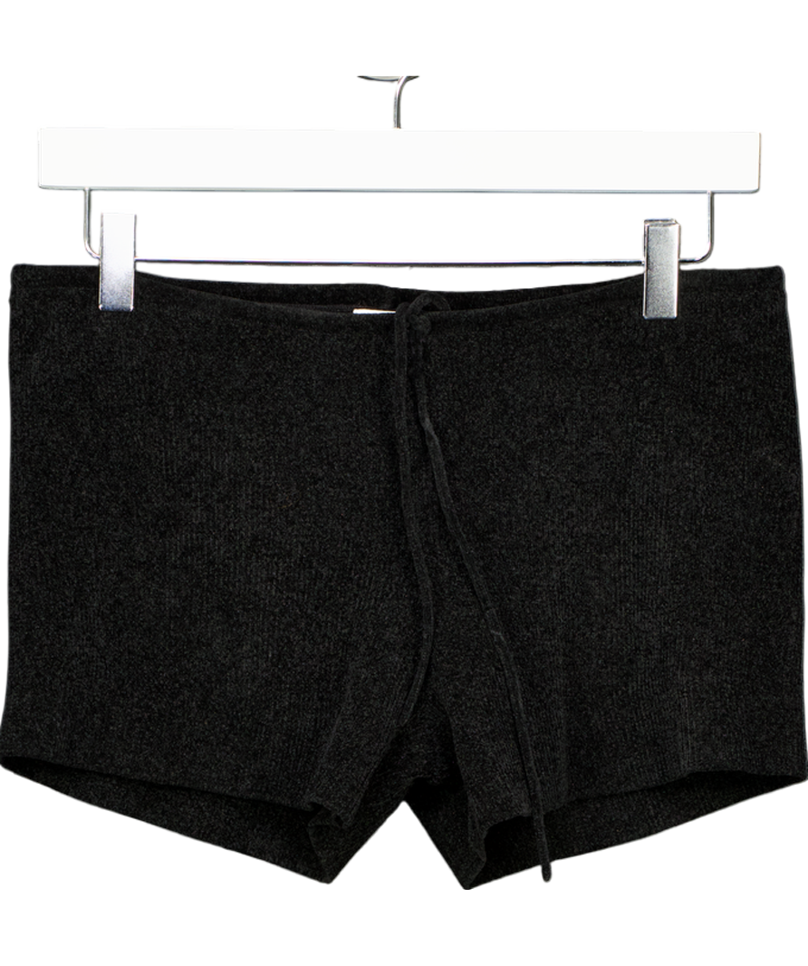 With Jean The Cheek Short | Black UK XS