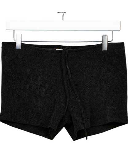 With Jean The Cheek Short | Black UK XS