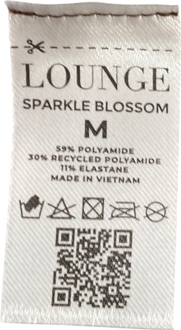 Lounge Underwear Brown Sparkle Blossom Thong UK M