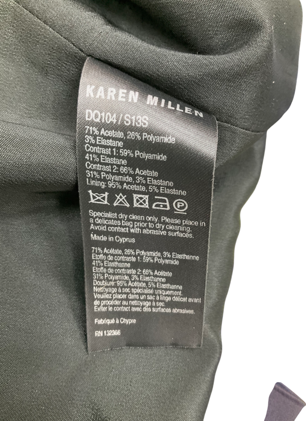 Karen Millen Multicoloured Sleeveless Midi Dress UK 14