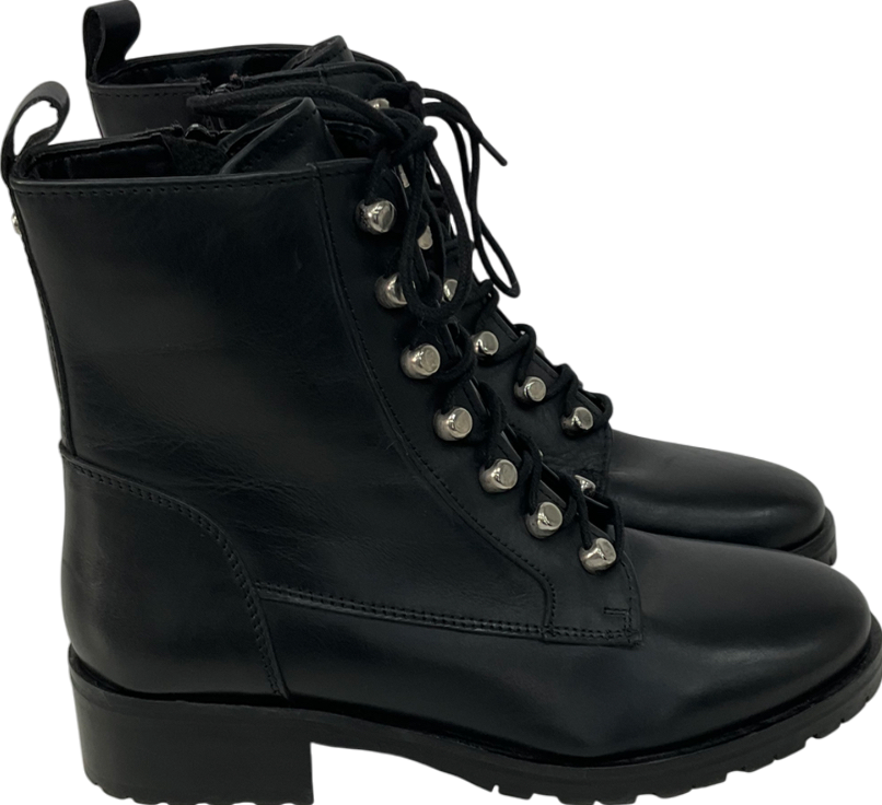 Carvela Black Lace Up Ankle Boots UK 5 EU 38 👠