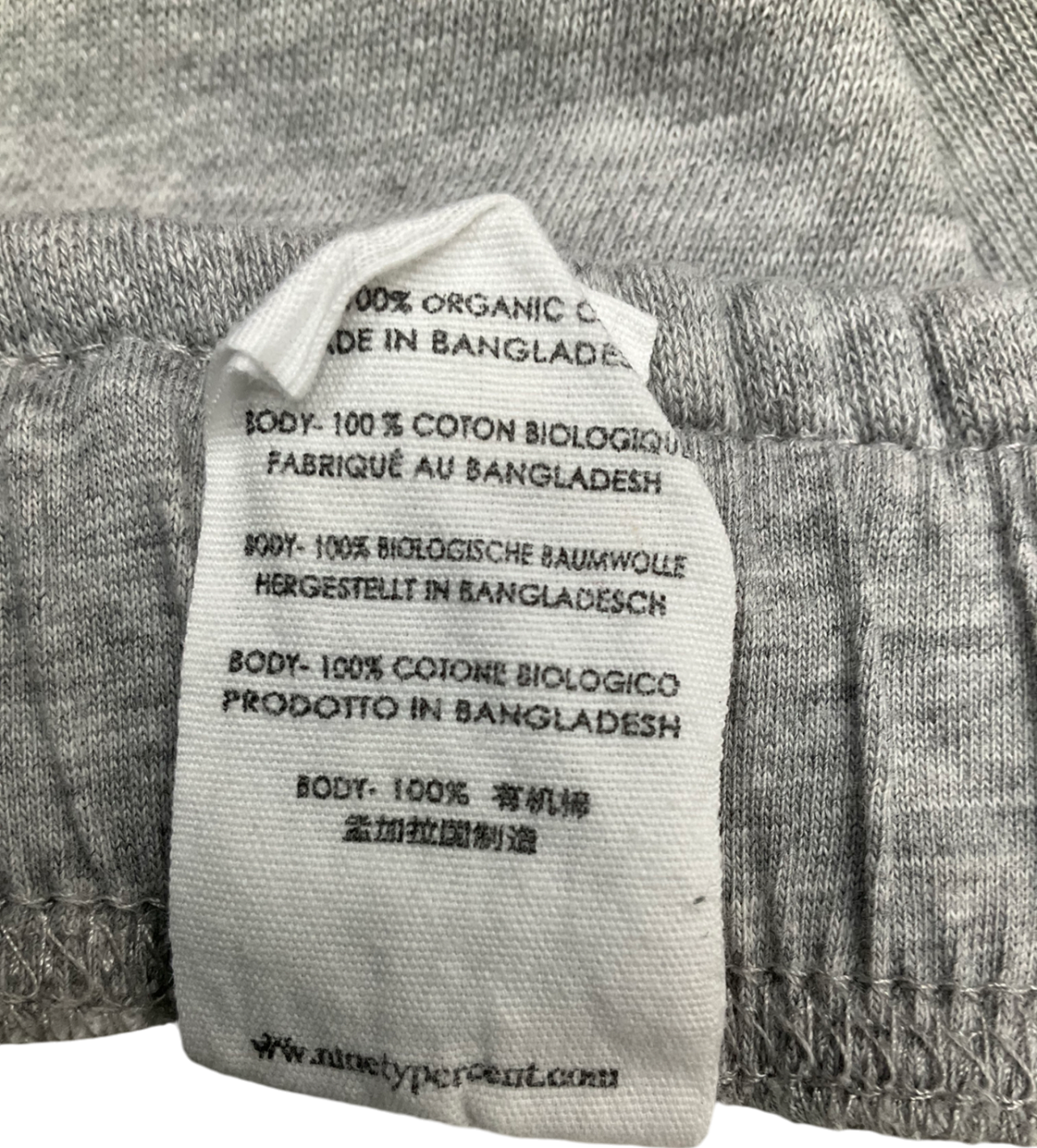 NINETY PERCENT Grey Signature Sweatpants UK XS