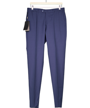 Massimo Dutti Blue Slim Fit Wool Trousers Eu40 UK L