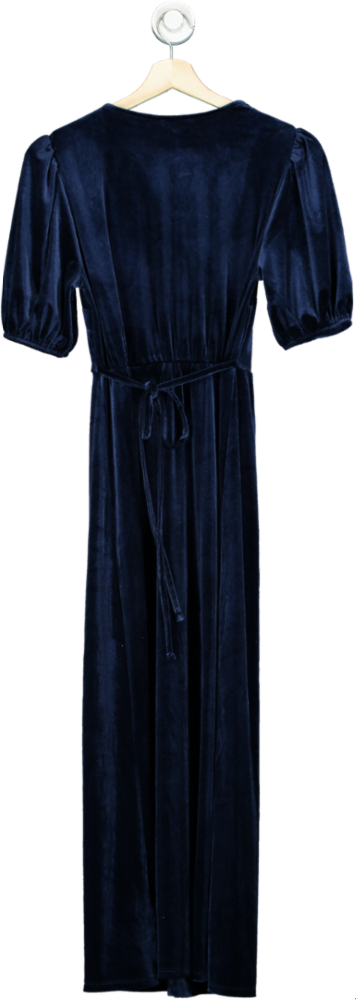 Friends Like These Millie Mackintosh Navy Velvet Midi Dress UK 10