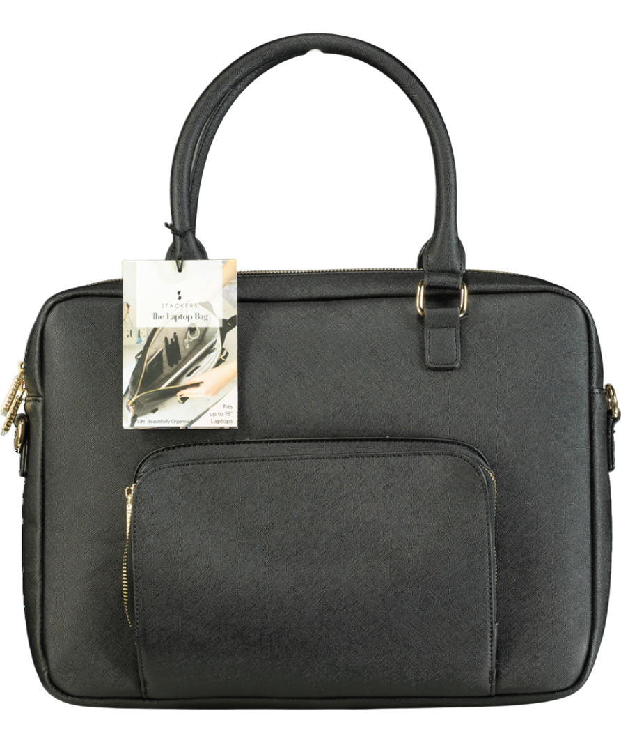 Stackers Black Laptop Bag