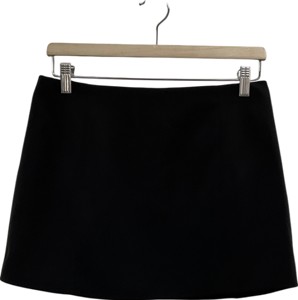 I saw it first Black Boxy Mini Skirt UK 12
