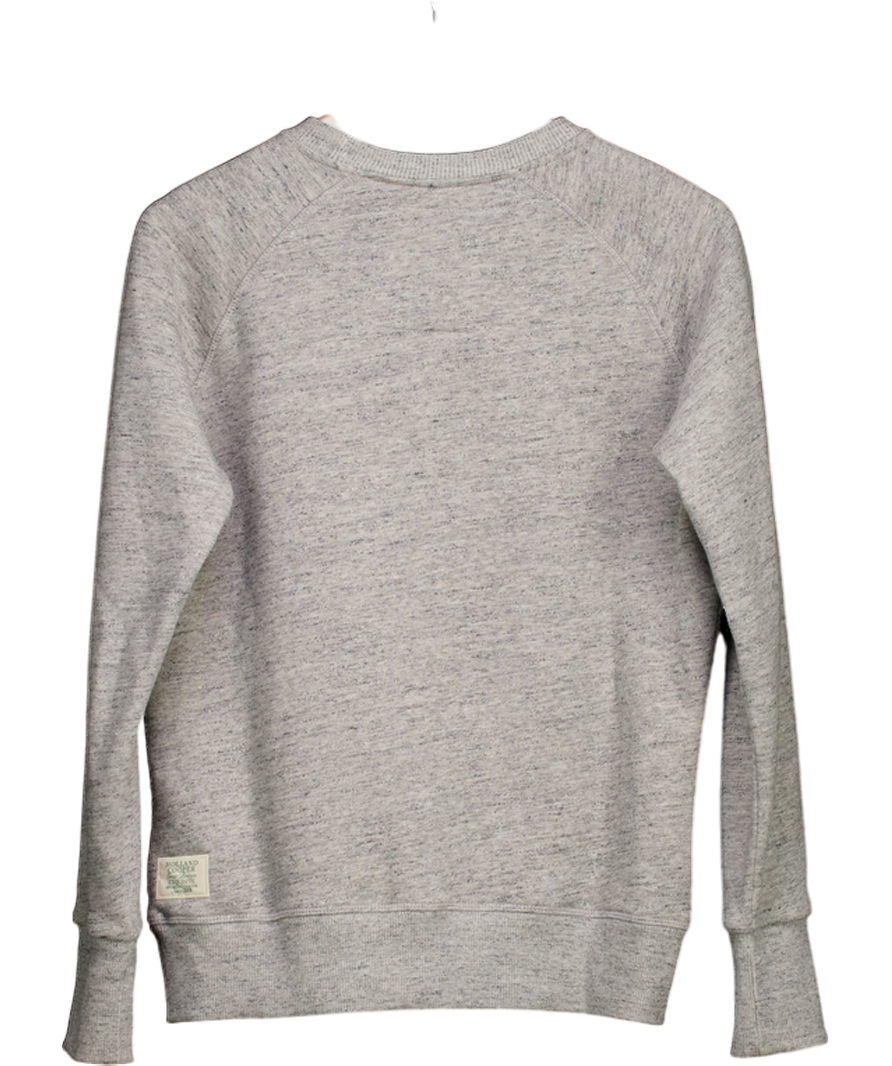 Holland Cooper Ladies Country Club Crew Sweater Grey Marl UK S