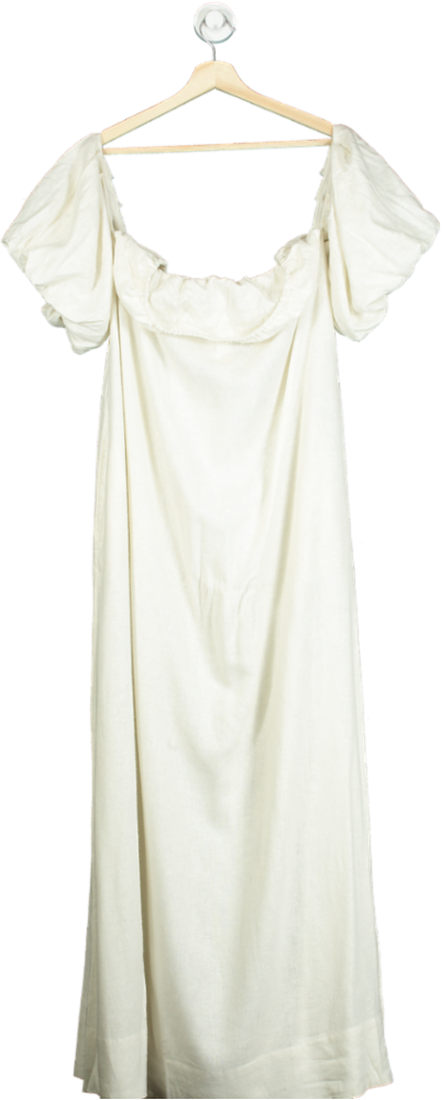 Free People Cream Maxi Dress UK L
