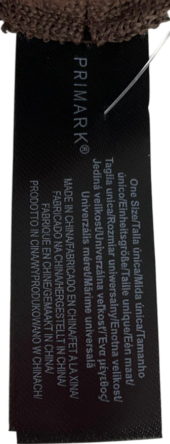 Primark Brown Faux Fur Bucket Hat One Size