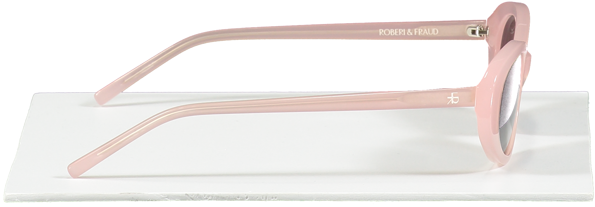 Roberi & Fraud Light Pink Betty Tinted Lens Oval Sunglasses
