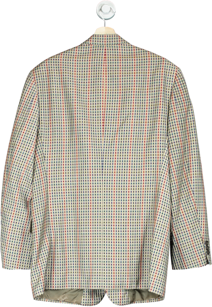 Burberrys Multicolour Checkered Blazer UK XXL