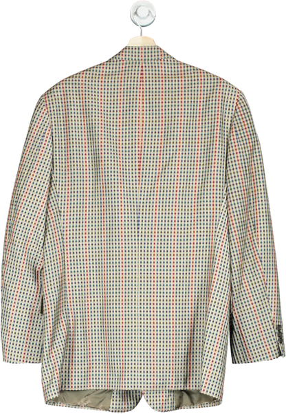 Burberrys Multicolour Checkered Blazer UK XXL