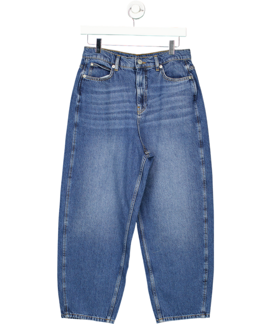 Whistles Blue Petite Barrel Leg Jeans W29