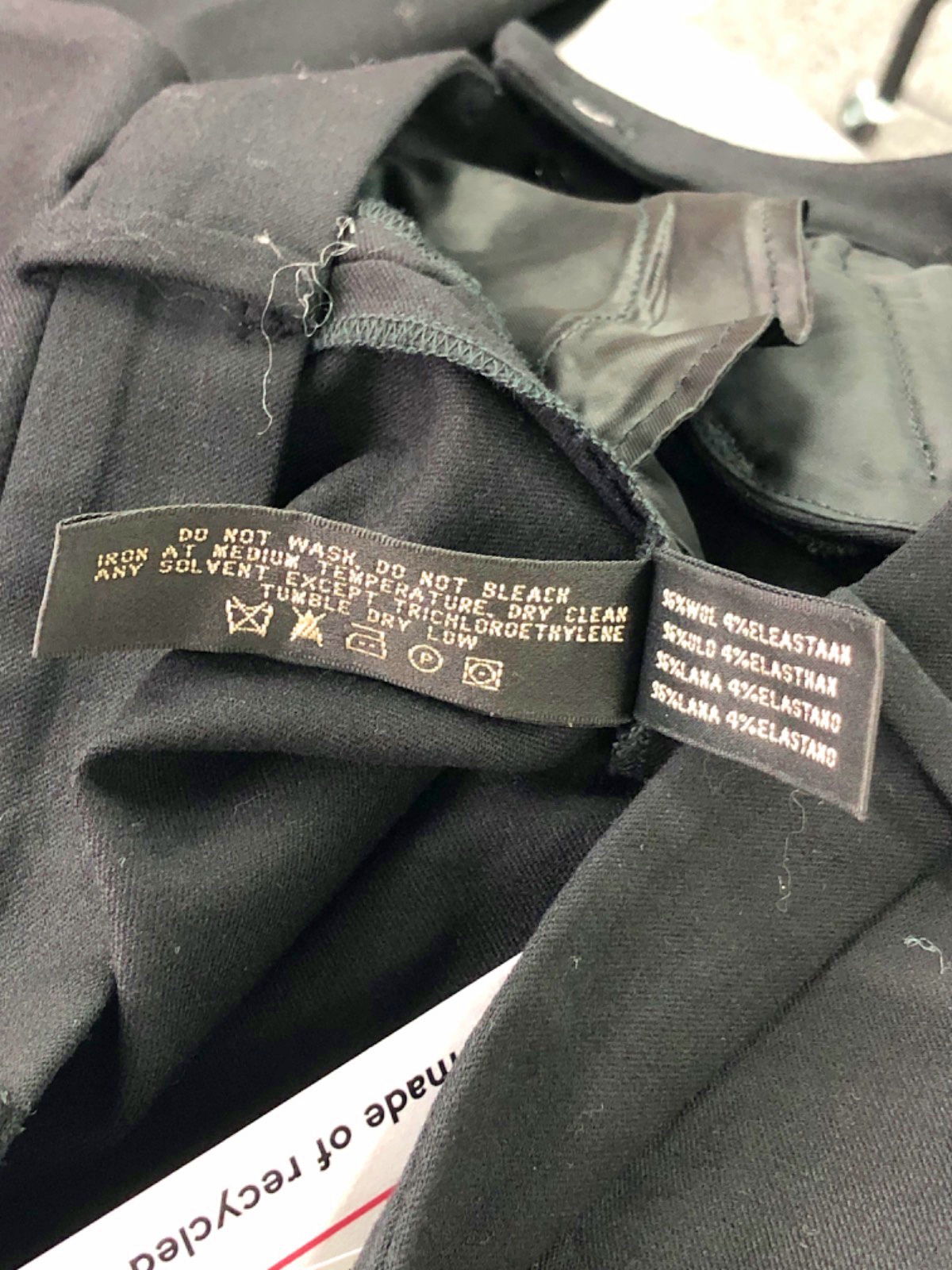 Ralph Lauren Black Tailored Trousers UK 8