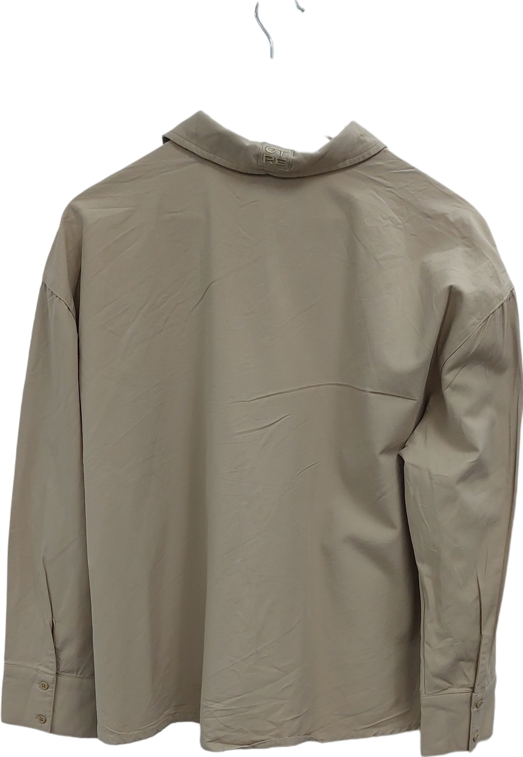 The Couture Club Beige Zip Pocket Detail Shirt UK 6