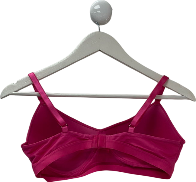 Stripe & Stare Pink Raspberry Smooth Sculpt Padded Bra UK XL