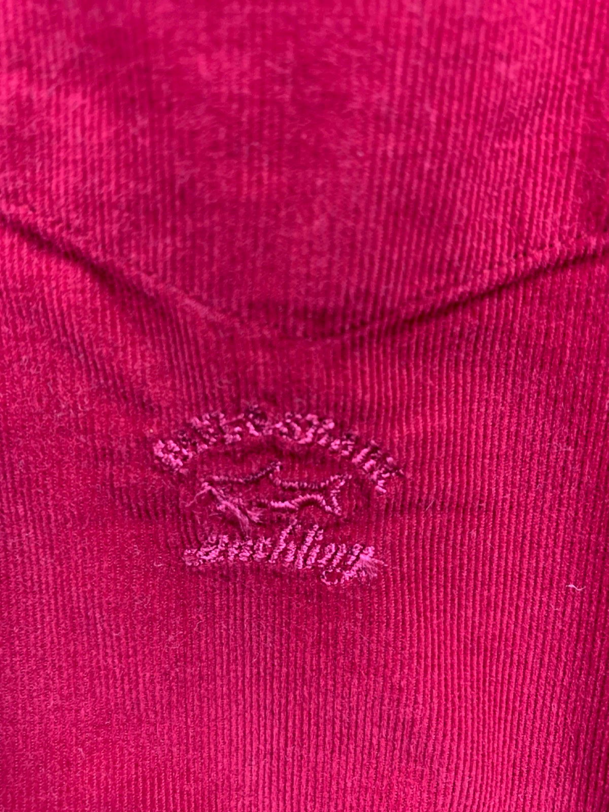 Paul & Shark Red Long Sleeve Corduroy Shirt Chest 42