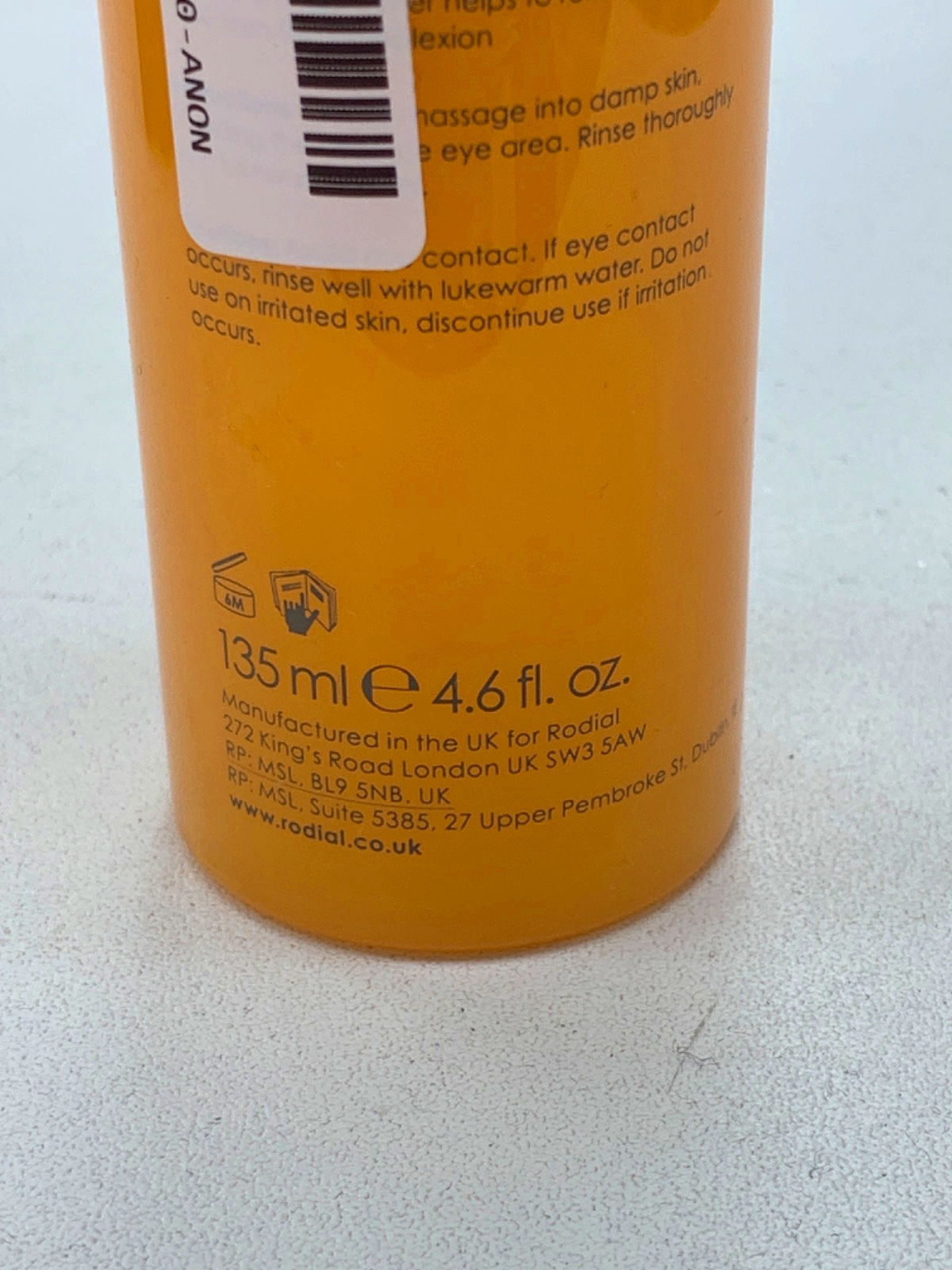 Rodial Vitamin C Brightening Cleanser 135ml