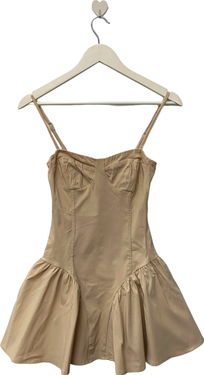 Ego Beige Strappy Dress UK 6