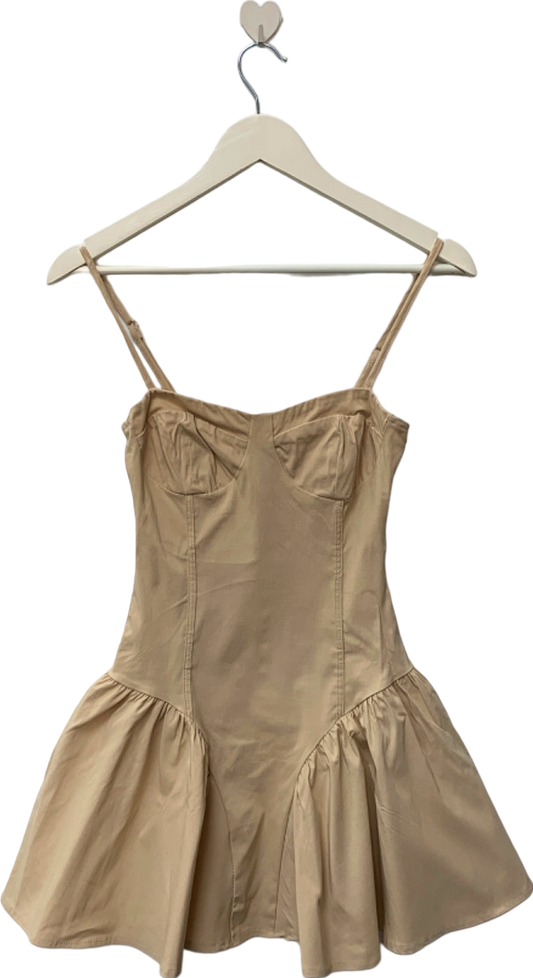 Ego Beige Strappy Dress UK 6