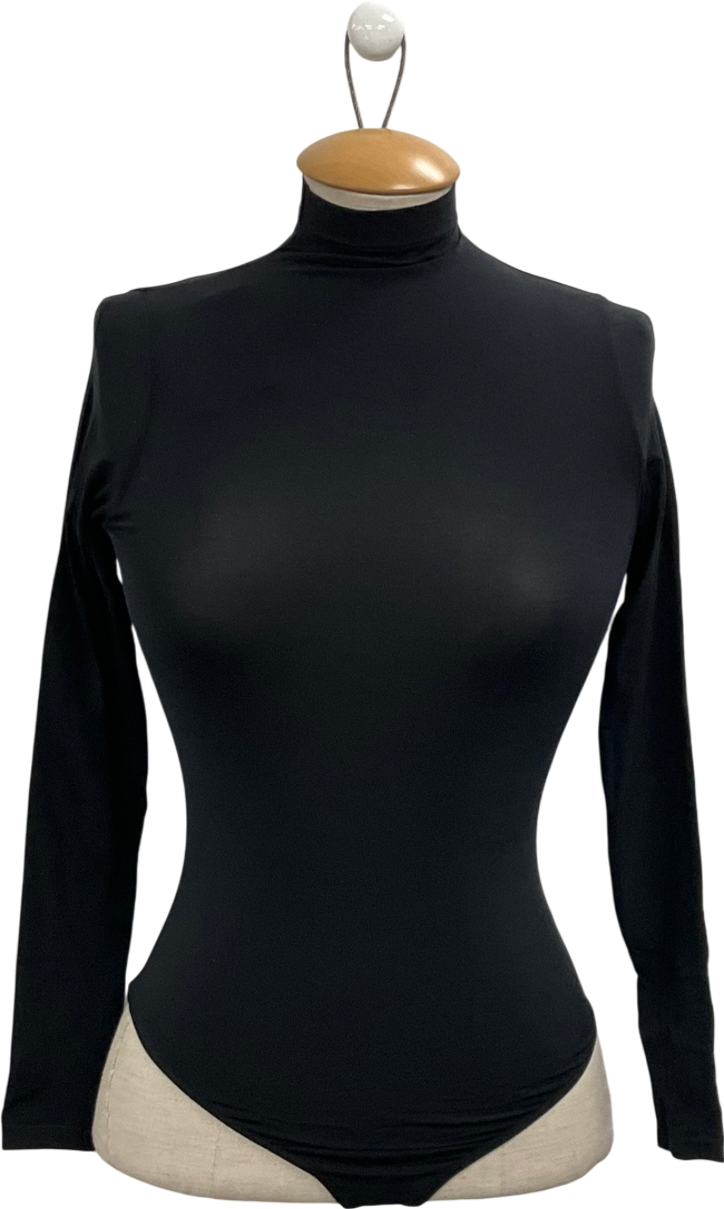 Wolford Black Buenos Aires String Bodysuit UK S