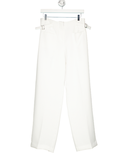 ZARA White Zara Women's Double Pleat Trousers UK S