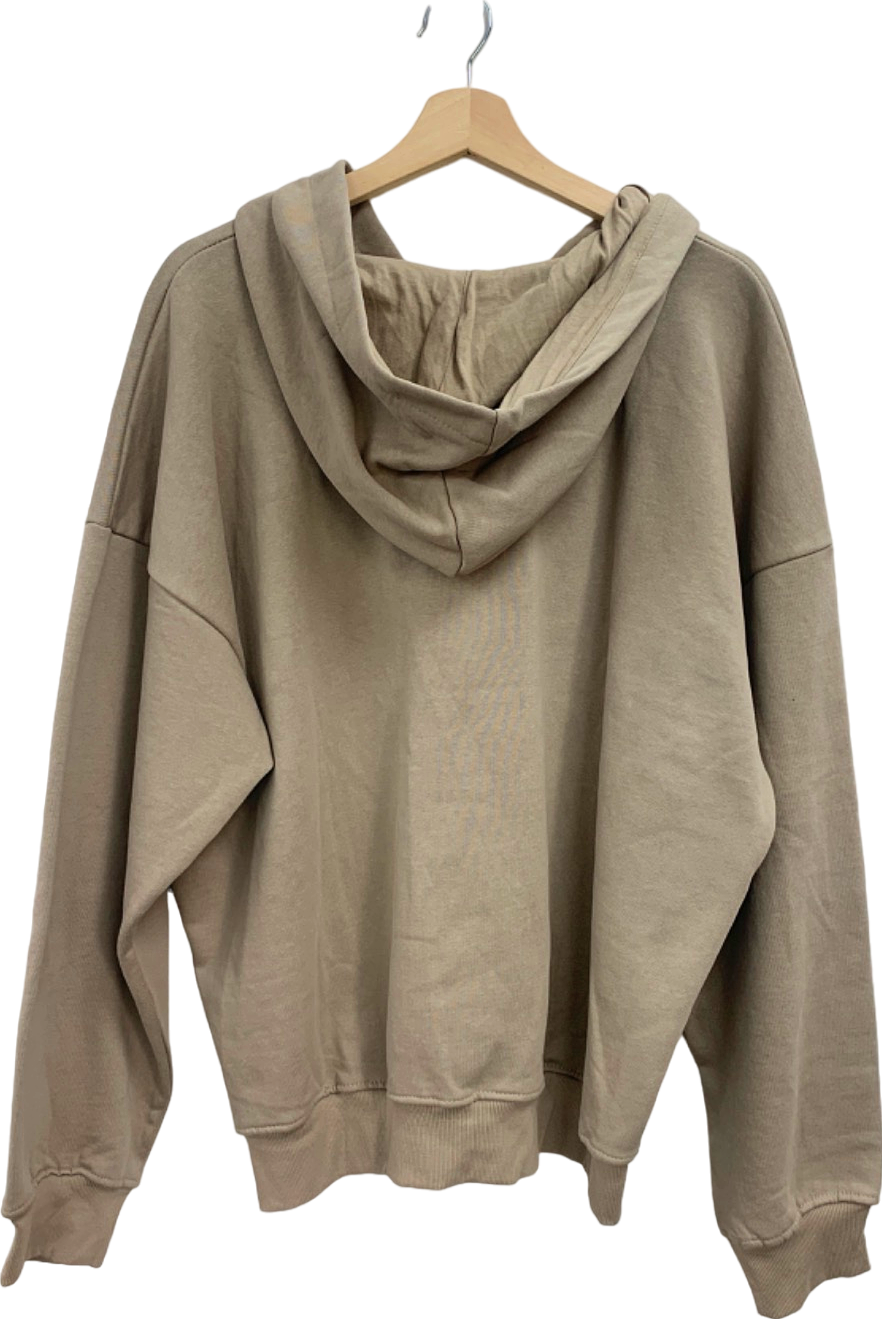Boohoo Man Beige Limited Edition Hoodie UK L