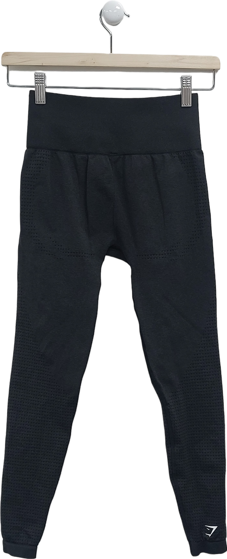 gymshark Grey Vital High Waist Cropped Leggings UK S