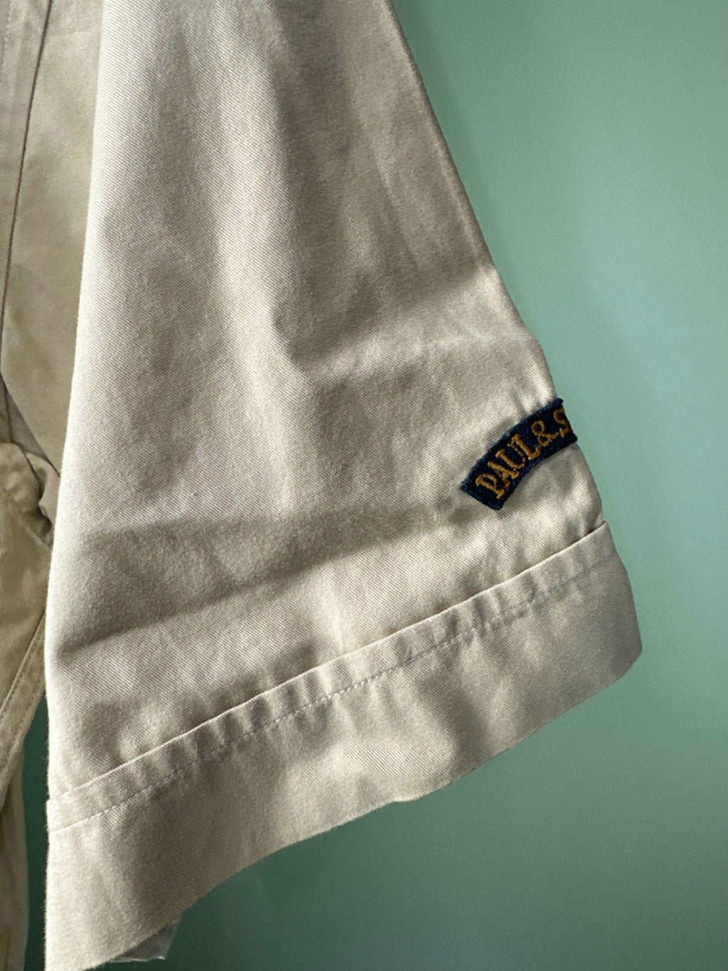 Paul & Shark Beige Short Sleeve Shirt UK XL