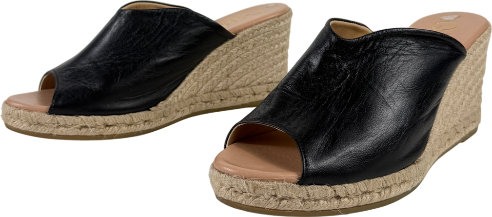 Gaimo Black Orca Pharos Slip On Wedge UK 8 EU 41 👠