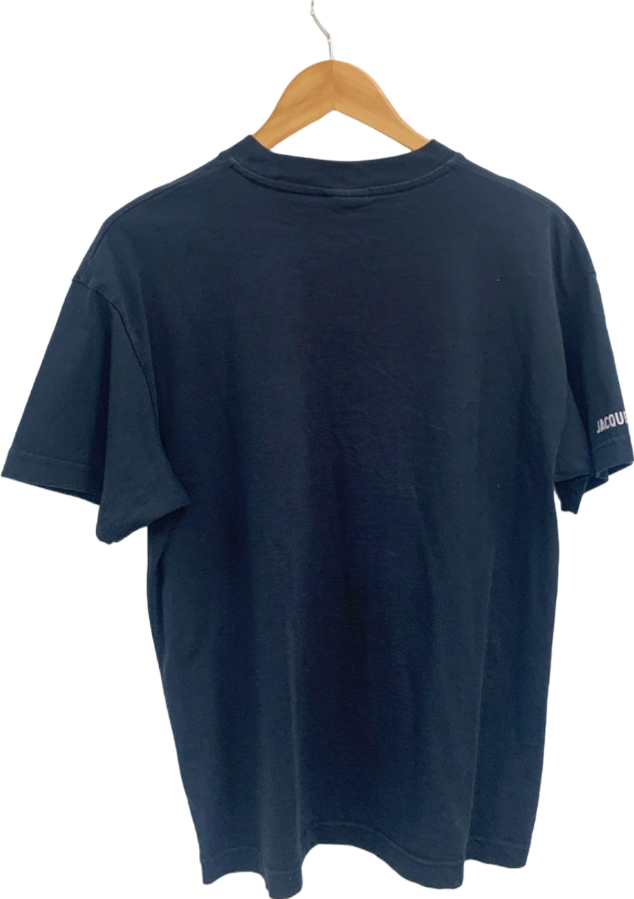 Jacquemus Black Graphic T-Shirt UK L