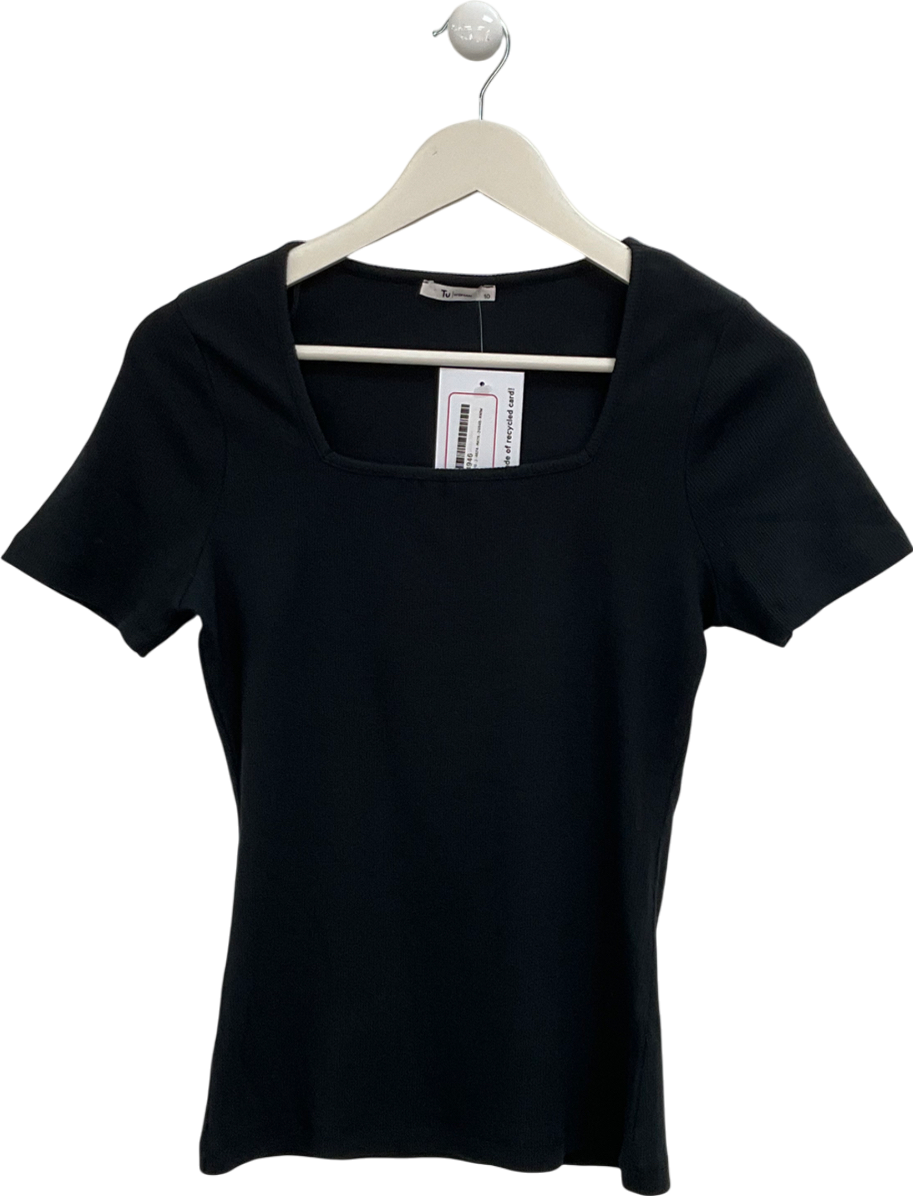 TU Black Stretch Top UK 10
